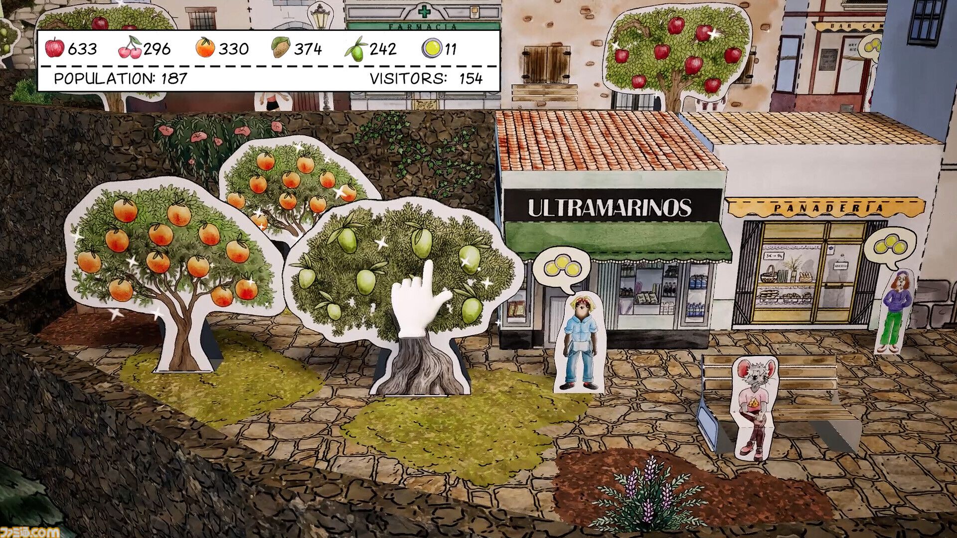 『Cutout Village』紙を切って、折って、貼って村づくり。ゲームで解放した建物は印刷して現実でも作れる紙工作シティビルダー。Steam早期アクセスで配信開始