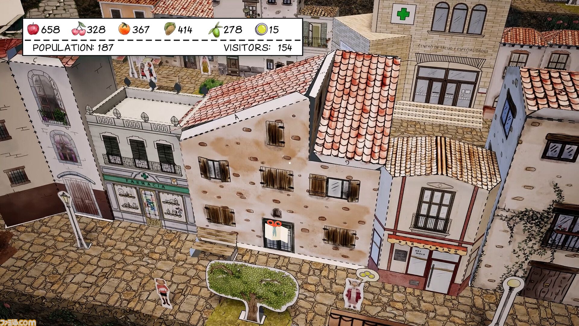 『Cutout Village』紙を切って、折って、貼って村づくり。ゲームで解放した建物は印刷して現実でも作れる紙工作シティビルダー。Steam早期アクセスで配信開始