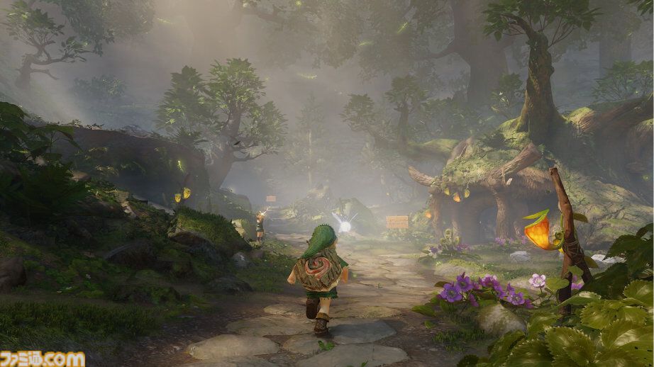 Switch2『ゼルダの伝説 時のオカリナ』楽天限定特典は木製ジオラマスタンド。アクスタとは異なるぬくもり＆木の香り。子どもリンクがカラーでプリントされたコレクションアイテム