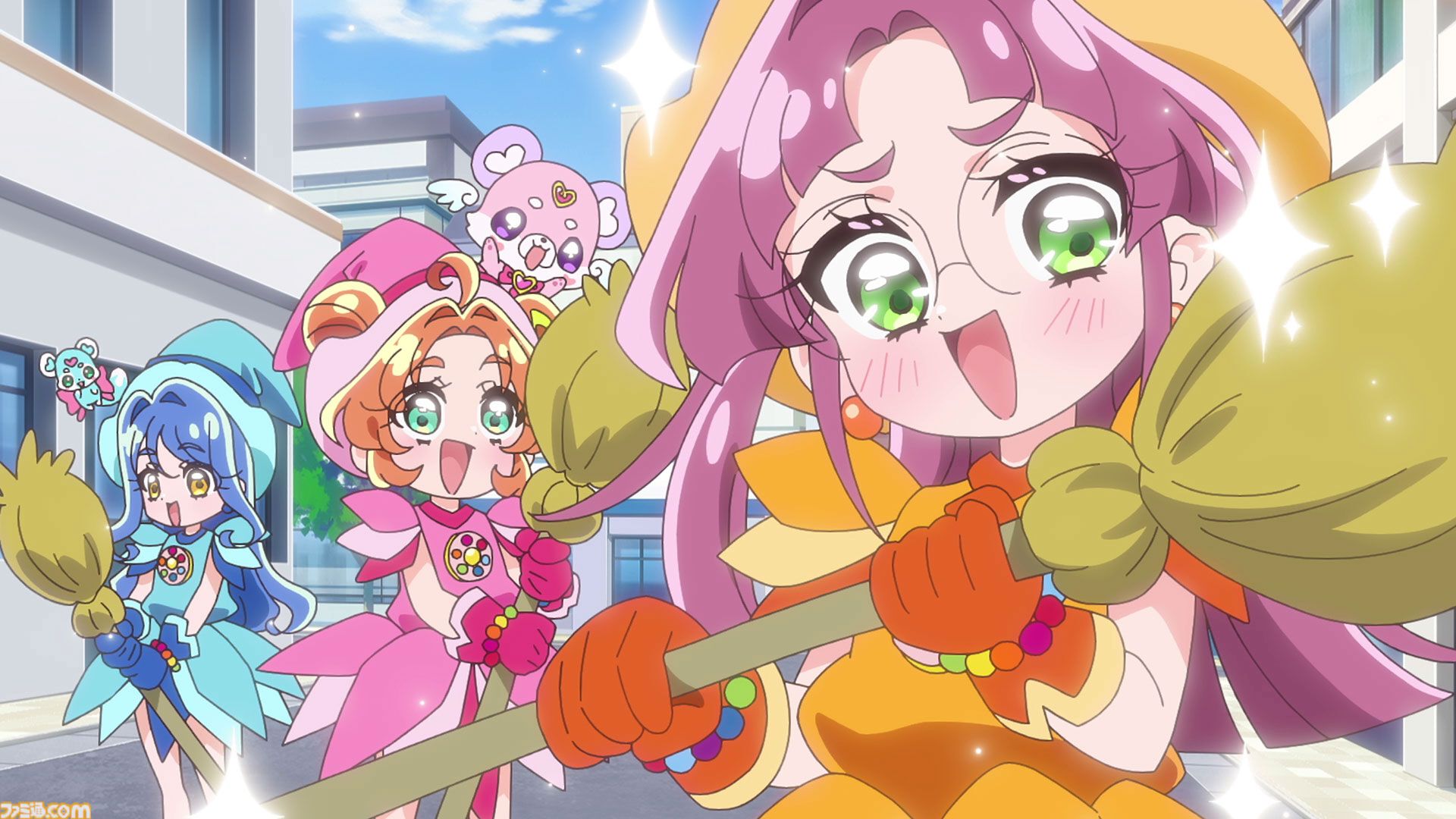 【名探偵プリキュア！】『おジャ魔女どれみ』コラボ回の場面カット公開。ハロウィンイベントであんなたちが魔女見習いの姿に