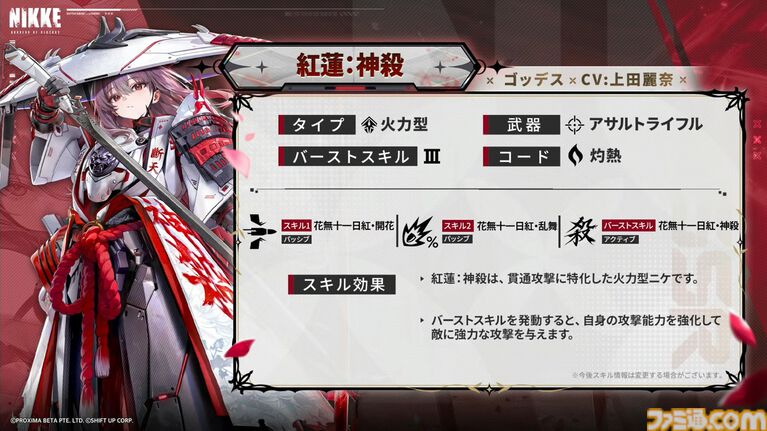 『NIKKE』新ニケ発表。マリアン:クイーン、紅蓮:神殺、ラプンツェル:サンクチュアリが実装