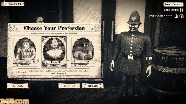 『雪山人狼(Project Winter)』開発元の新作『4 Penny Coffins』リリース。白黒のロンドンを舞台に、推理と嘘や偽りの証拠をめぐる駆け引きがハラハラドキドキする人狼系ゲーム!