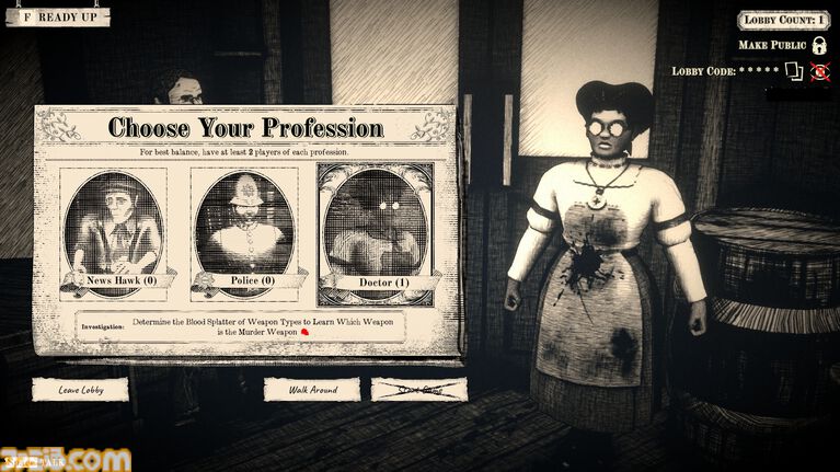『雪山人狼(Project Winter)』開発元の新作『4 Penny Coffins』リリース。白黒のロンドンを舞台に、推理と嘘や偽りの証拠をめぐる駆け引きがハラハラドキドキする人狼系ゲーム!