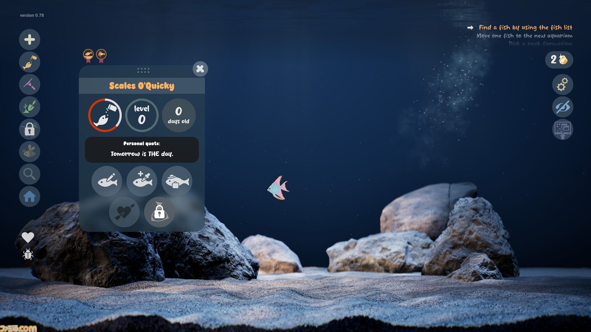 自分で描いた絵が魚になって泳ぎだす！ お絵描き水槽シミュレーター『Drawquarium』11月13日にSteamで発売。無料デモ版も配信中