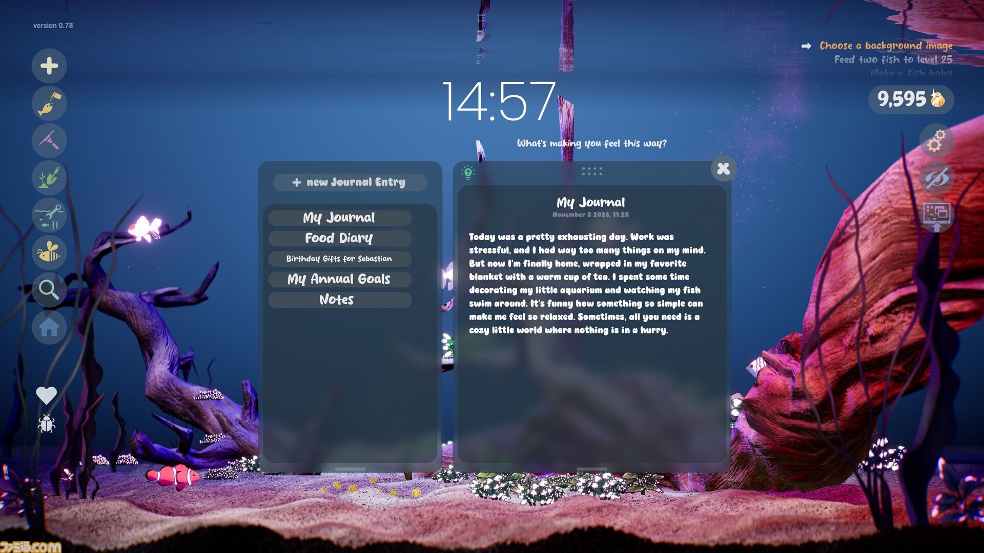 自分で描いた絵が魚になって泳ぎだす！ お絵描き水槽シミュレーター『Drawquarium』11月13日にSteamで発売。無料デモ版も配信中