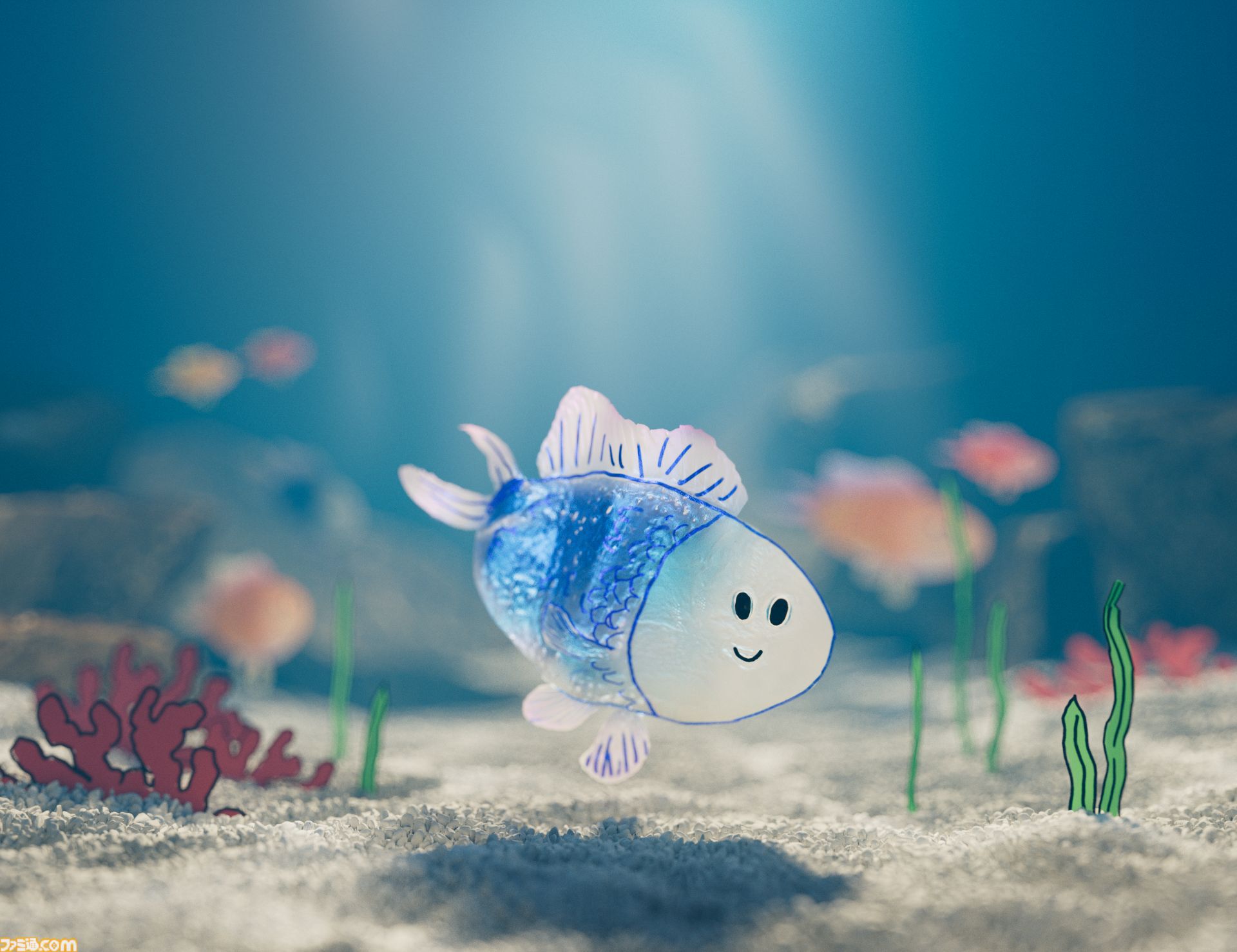自分で描いた絵が魚になって泳ぎだす！ お絵描き水槽シミュレーター『Drawquarium』11月13日にSteamで発売。無料デモ版も配信中