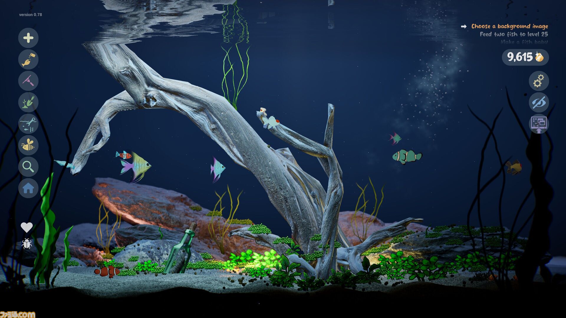 自分で描いた絵が魚になって泳ぎだす！ お絵描き水槽シミュレーター『Drawquarium』11月13日にSteamで発売。無料デモ版も配信中