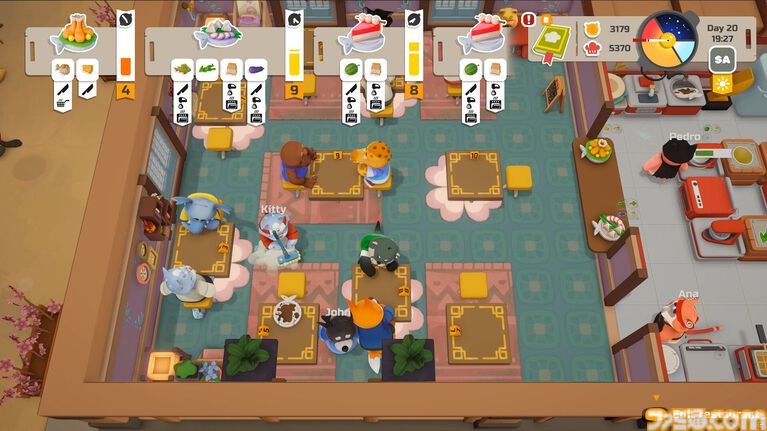 『どうぶつの町の食堂物語』釣って、育てて、料理して! 最大4人で遊べる癒やしの協力レストラン経営シミュレーションが早期アクセス開始