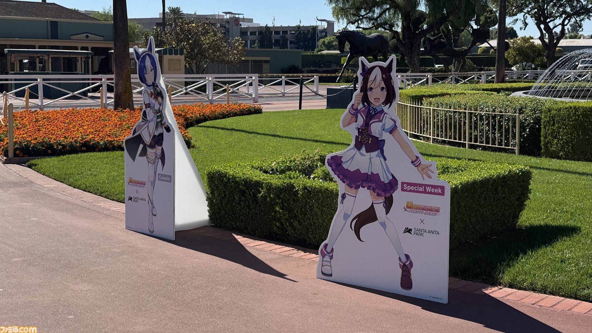『ウマ娘』LAライブ中止も現地ファンの熱狂は止まらず。サンタアニタ競馬場にトレーナーたちが集結、3組のプロポーズも【現地レポ】