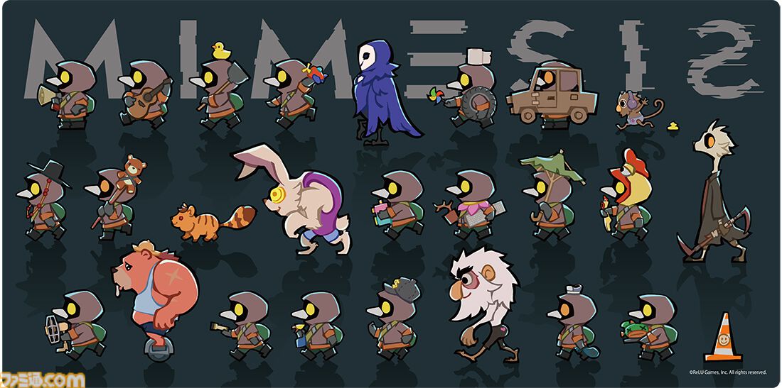 『MIMESIS（ミメシス）』リリース1周年を記念したグッズがエビテンにて予約受付中。Tシャツやアクスタ、デスクマットなどがラインアップ