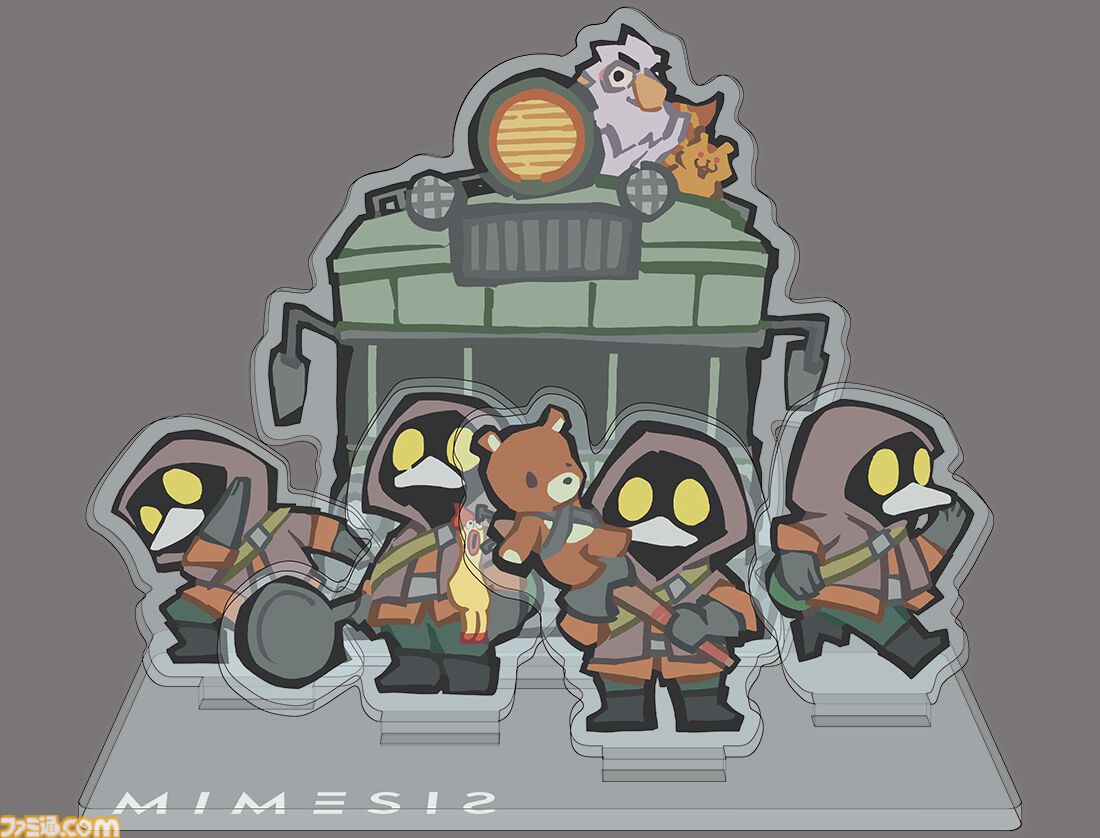 『MIMESIS（ミメシス）』リリース1周年を記念したグッズがエビテンにて予約受付中。Tシャツやアクスタ、デスクマットなどがラインアップ