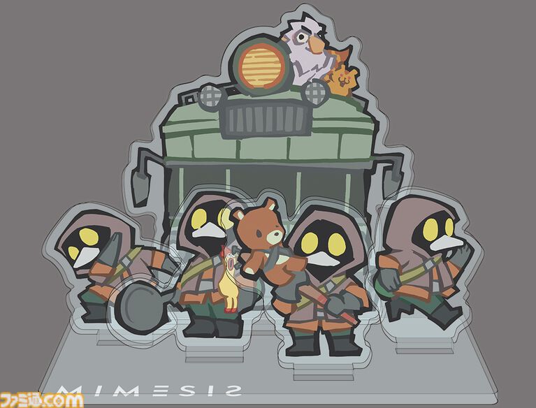 『MIMESIS(ミメシス)』リリース1周年を記念したグッズがエビテンにて予約受付中。Tシャツやアクスタ、デスクマットなどがラインアップ