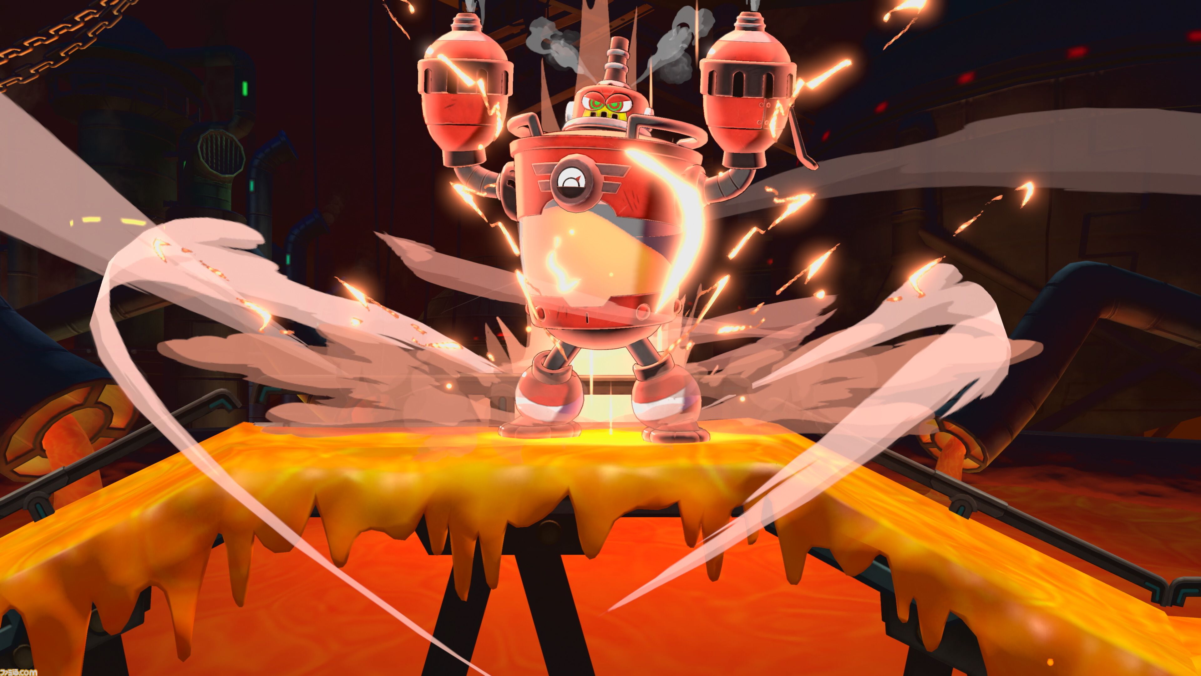 『ロックマン: デュアル オーバーライド』新ボス“タンクマン”は承認欲求の塊。滑る床やガス充満エリアなどオイル貯蔵施設ならではのギミックが判明