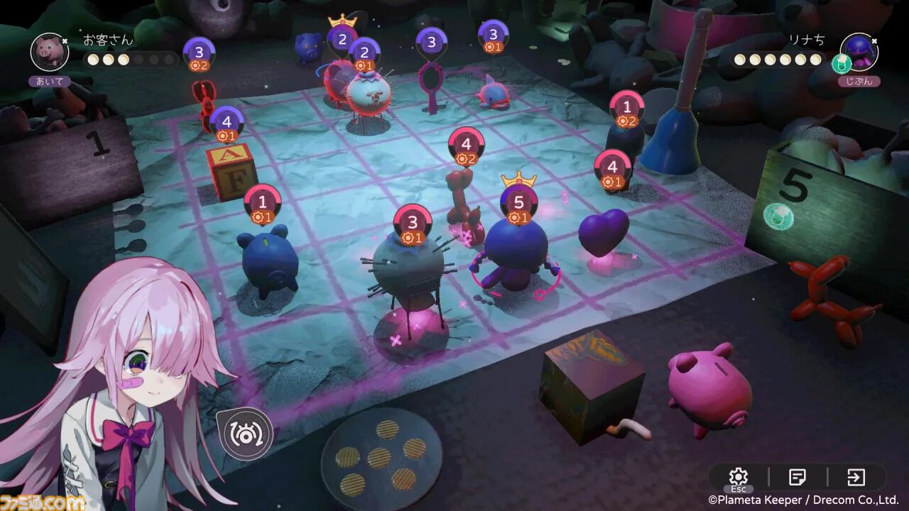 『ひとりあそび』ダークでかわいいデッキ構築型ローグライクボードゲーム。ドリコムのインディーゲームスタジオがパブリッシング担当