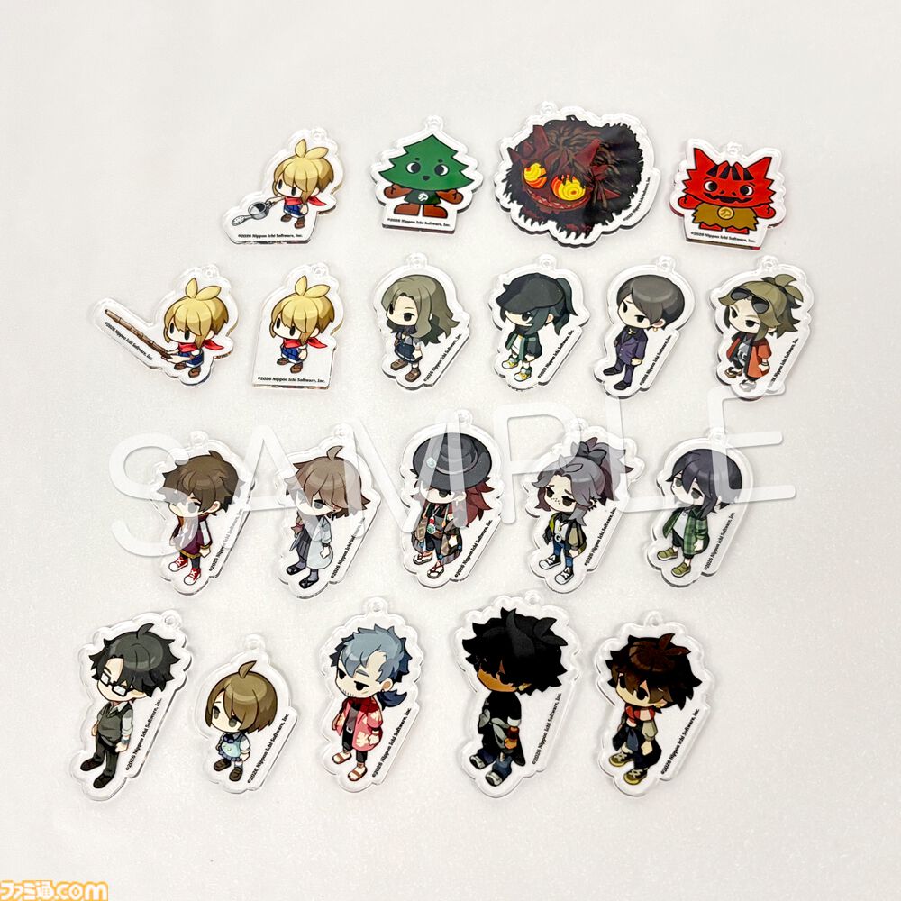 『ほの暮しの庭』デフォルメイラストのアクキーやメインイラストを使用したアクリルブロックなど新グッズが発売。『夜廻』シリーズのグッズもあわせて登場