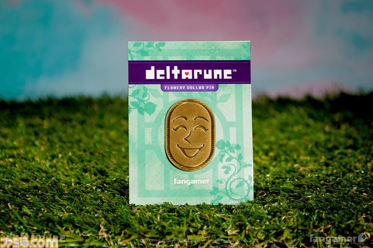 『DELTARUNE』フラウリィドルがピンバッジになって登場。フラウリィのタペストリーやジャックシュタインのぬいぐるみなど新グッズが発売