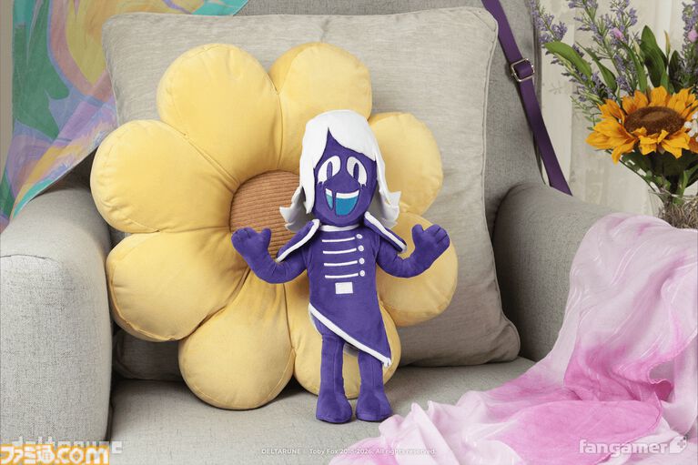 『DELTARUNE』フラウリィドルがピンバッジになって登場。フラウリィのタペストリーやジャックシュタインのぬいぐるみなど新グッズが発売