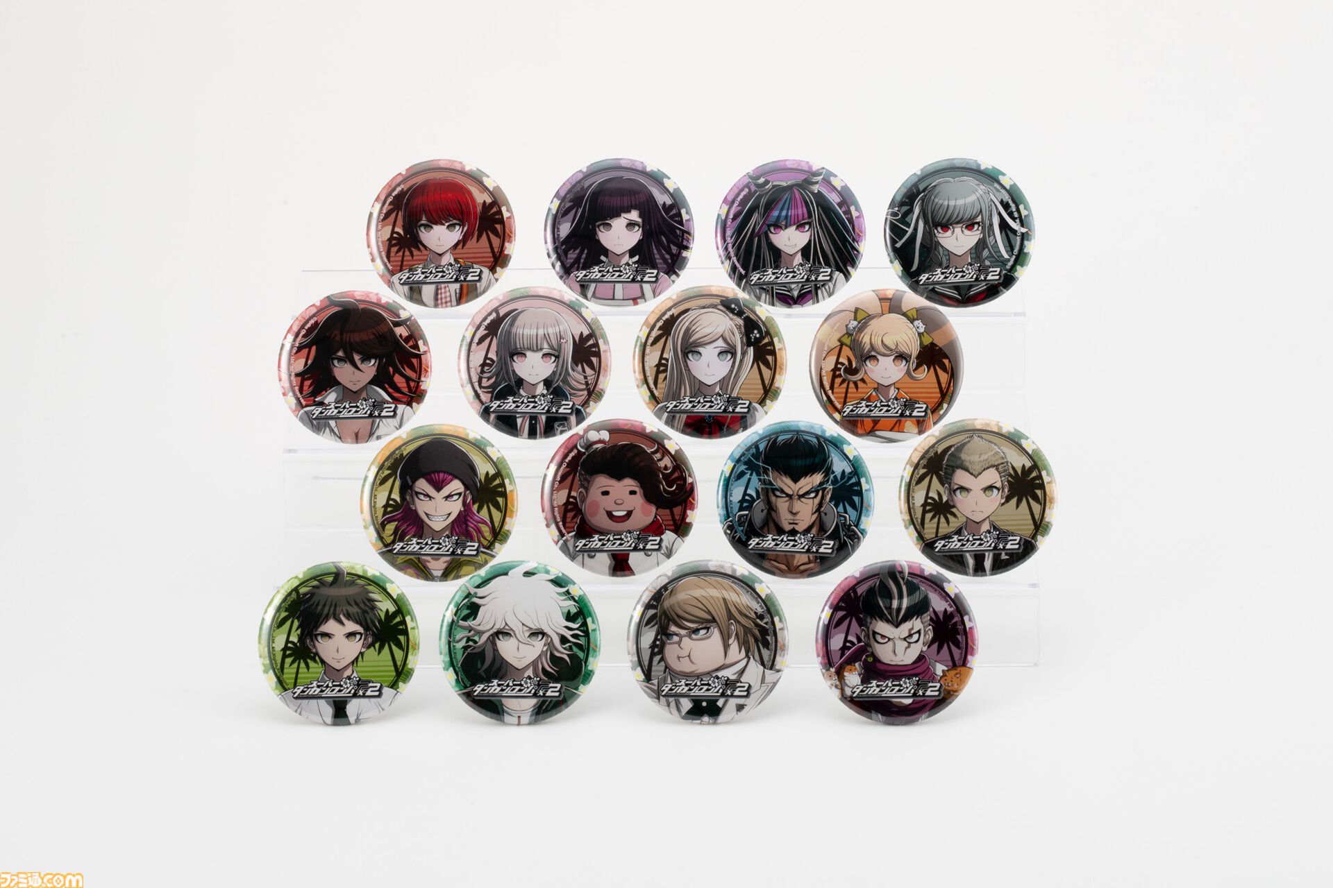 『スーパーダンガンロンパ2×2』予約受付中のファミ通DXパック特典画像が公開。日向創、狛枝凪斗、七海千秋らのかわいらしいドット絵ピンバッジも付属