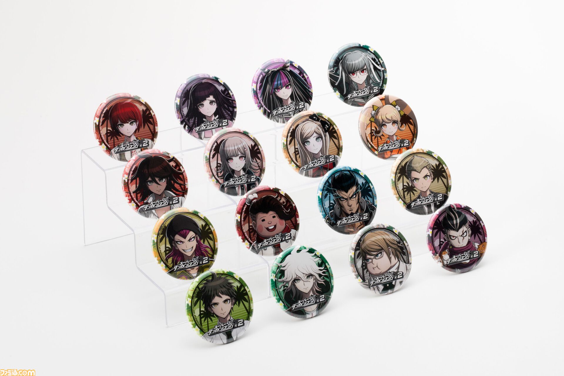 『スーパーダンガンロンパ2×2』予約受付中のファミ通DXパック特典画像が公開。日向創、狛枝凪斗、七海千秋らのかわいらしいドット絵ピンバッジも付属