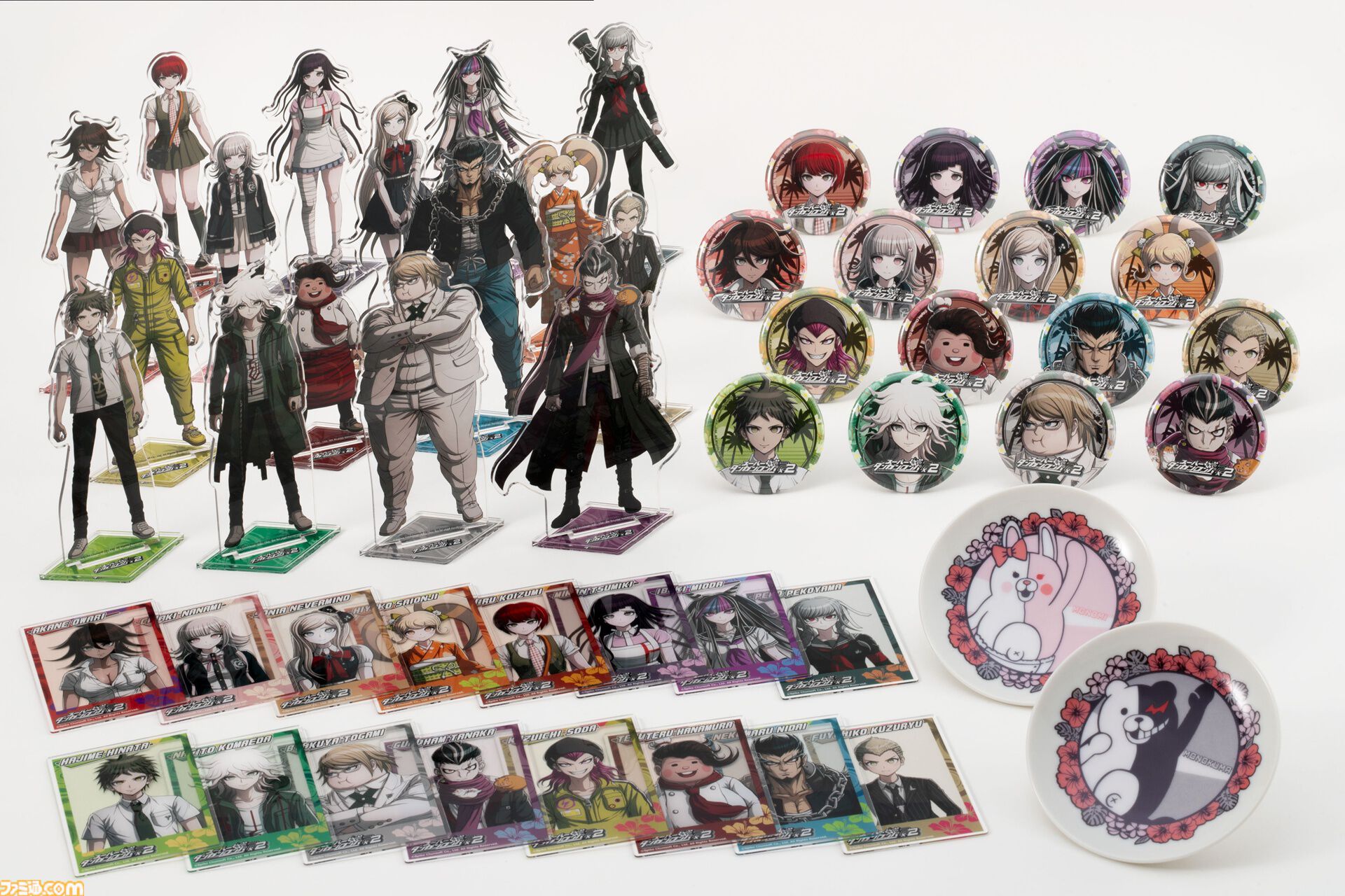 『スーパーダンガンロンパ2×2』予約受付中のファミ通DXパック特典画像が公開。日向創、狛枝凪斗、七海千秋らのかわいらしいドット絵ピンバッジも付属