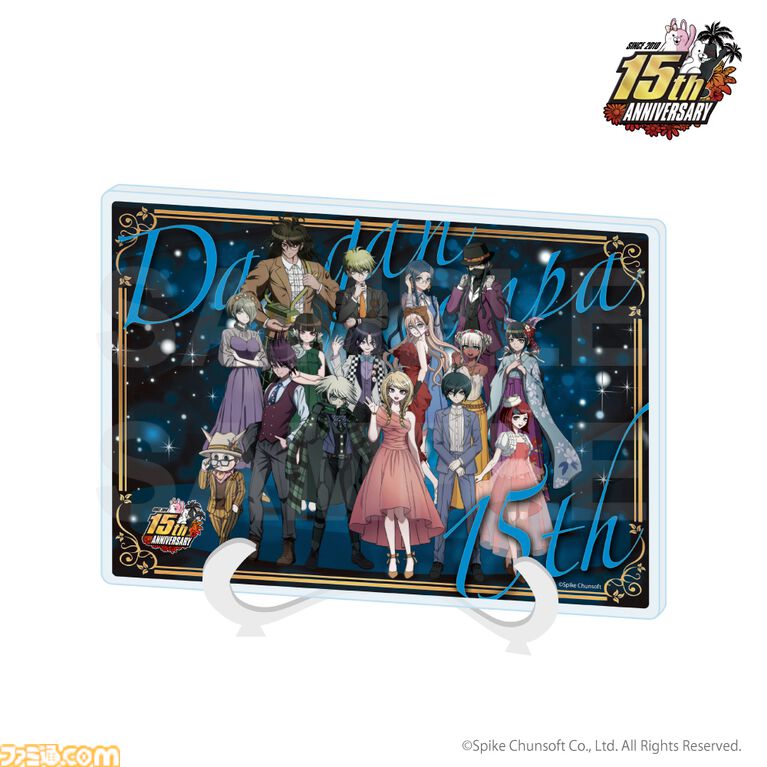 【ダンガンロンパ15周年】苗木や日向たち総勢48名が華やかにドレスアップ。缶バッジ、アクリルフィギュアなど記念イラストグッズがラインアップ