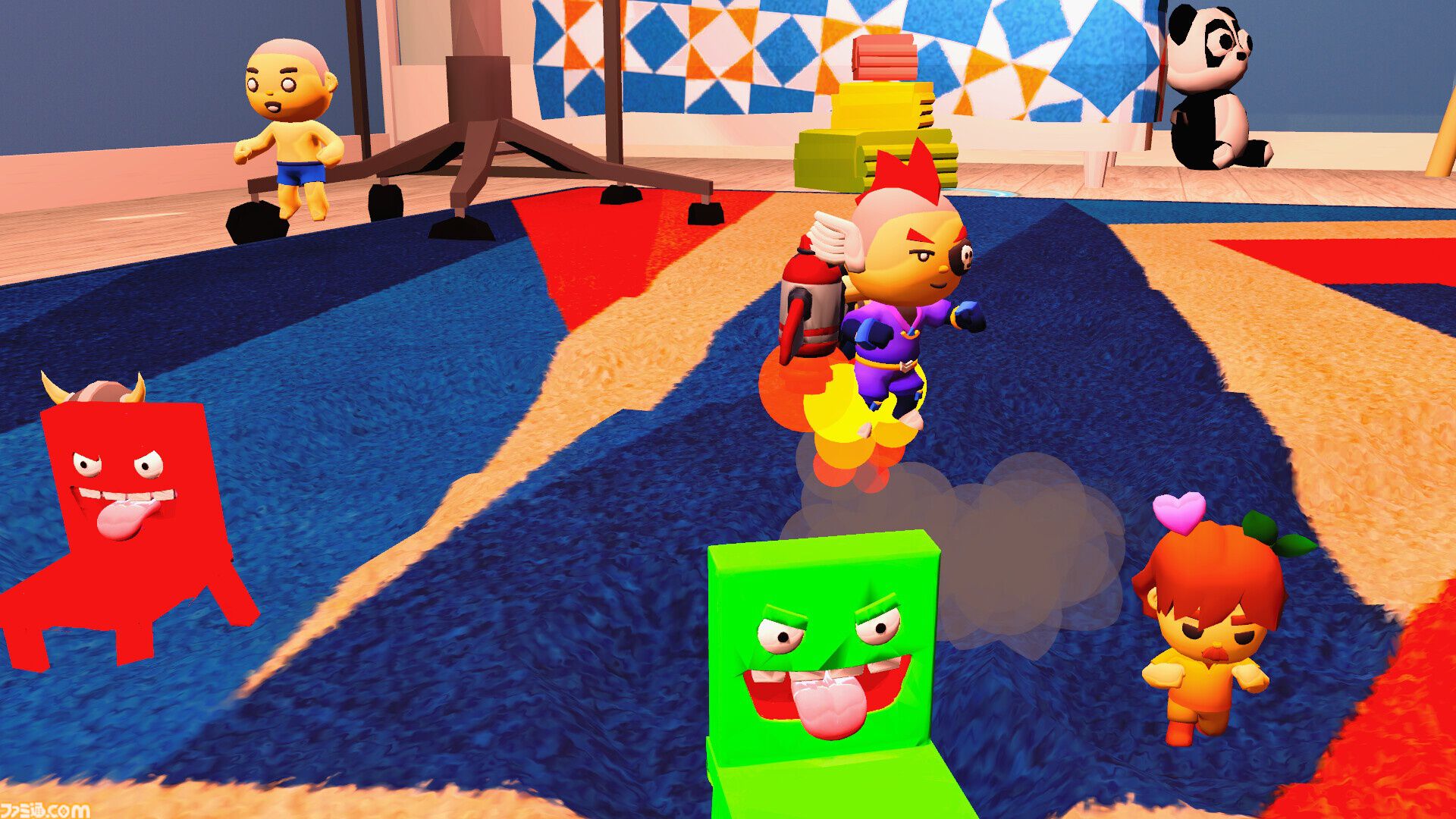 『Chair Chase』イスがパルクールで逃げ回るパーティー椅子取りゲームの体験版が11月3日より配信。友達を押しのけて多くのイスに座れ