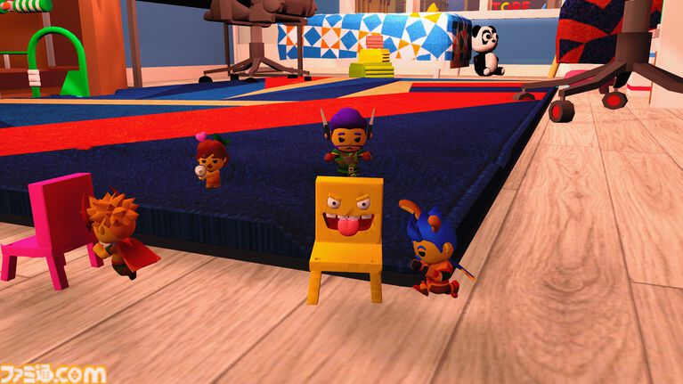 『Chair Chase』イスがパルクールで逃げ回るパーティー椅子取りゲームの体験版が11月3日より配信。友達を押しのけて多くのイスに座れ