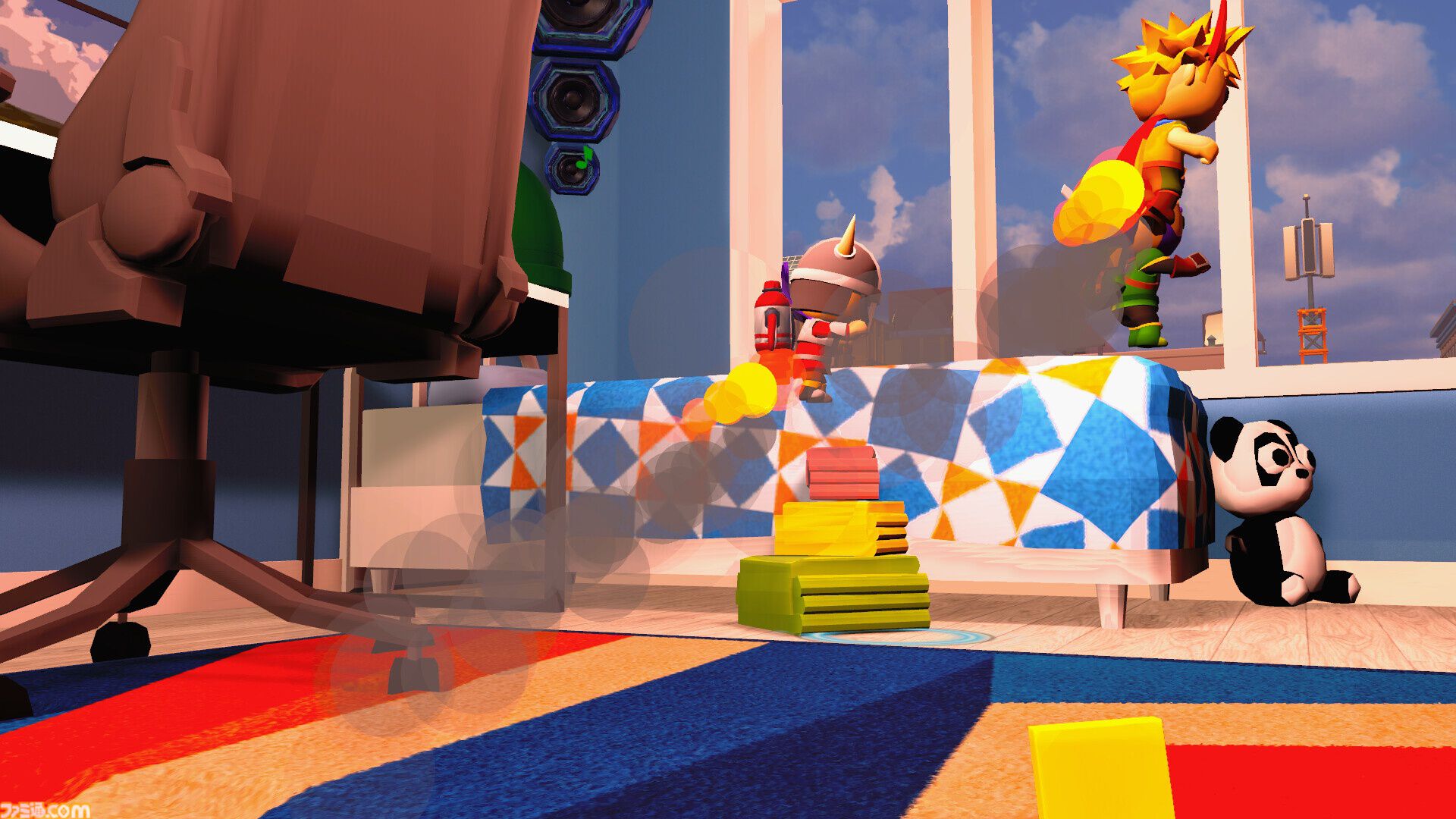 『Chair Chase』イスがパルクールで逃げ回るパーティー椅子取りゲームの体験版が11月3日より配信。友達を押しのけて多くのイスに座れ