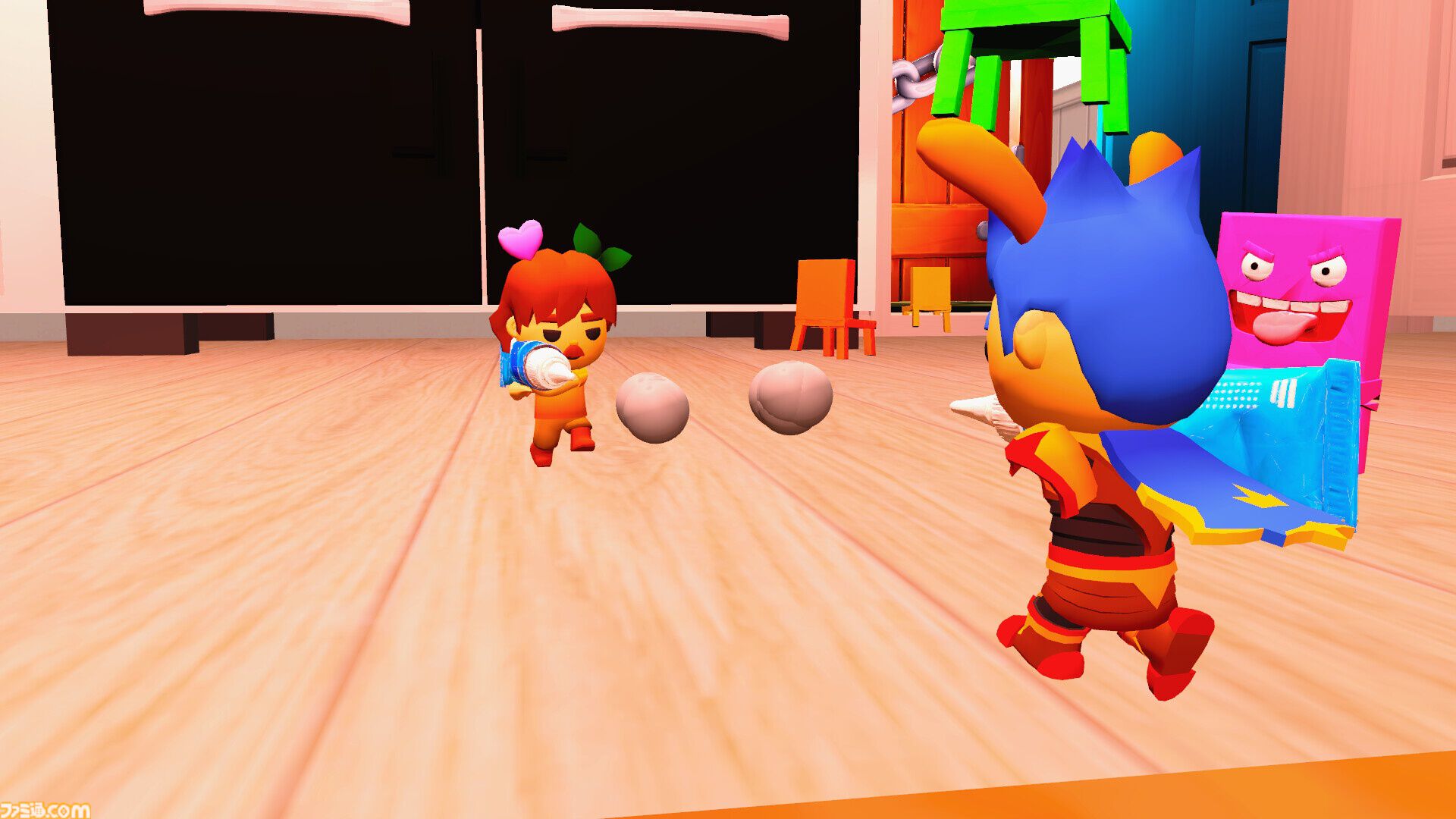 『Chair Chase』イスがパルクールで逃げ回るパーティー椅子取りゲームの体験版が11月3日より配信。友達を押しのけて多くのイスに座れ