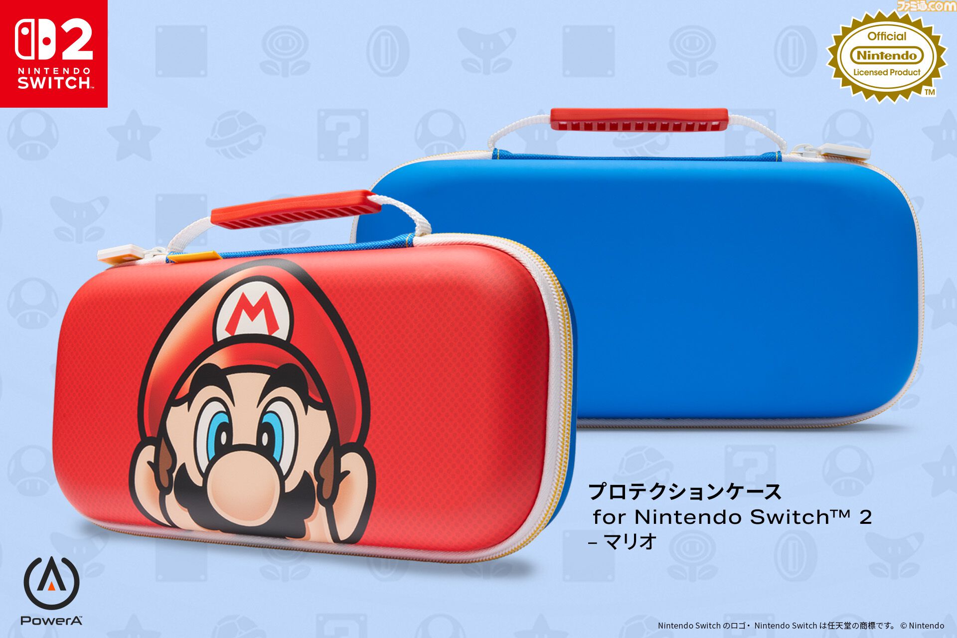 マリオがSwitch2対応のプロテクションケースに。11月18日に発売、本日（10/28）より予約受付が開始。内部には隠れマリオタグも配置