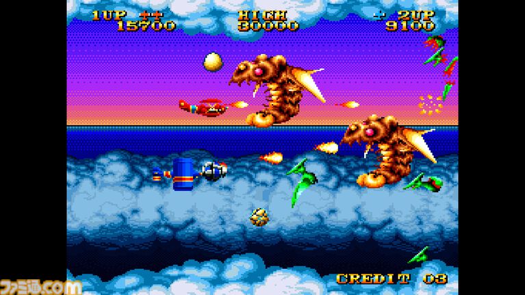【アケアカ/アケアカ2】『原始島』が10月29日より配信。古代竜を倒しながら遭難事件の真相を追うSNKのシューティングゲーム