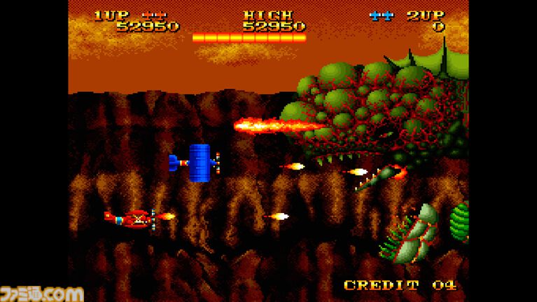 【アケアカ/アケアカ2】『原始島』が10月29日より配信。古代竜を倒しながら遭難事件の真相を追うSNKのシューティングゲーム