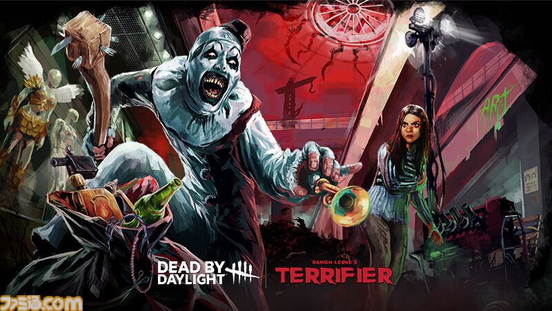 【DbD】『テリファー』コラボキラー“アート・ザ・クラウン”はゴミ袋からランダムに武器を取り出して攻撃。PTBが本日（10/29）開始