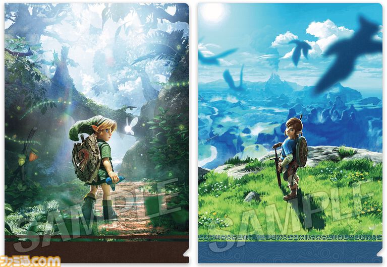 『ゼルダの伝説 時のオカリナ』ローソンキャンペーンが11月3日開催。対象のお菓子購入でシリーズ8作品のクリアファイルが1枚もらえる