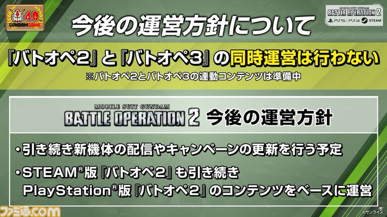 【バトオペ3】『機動戦士ガンダム バトルオペレーション3』が発表。PS5、PC(Steam)向けに基本プレイ無料で展開。『ガンダムSEED』などオルタナティブ作品が本格参戦