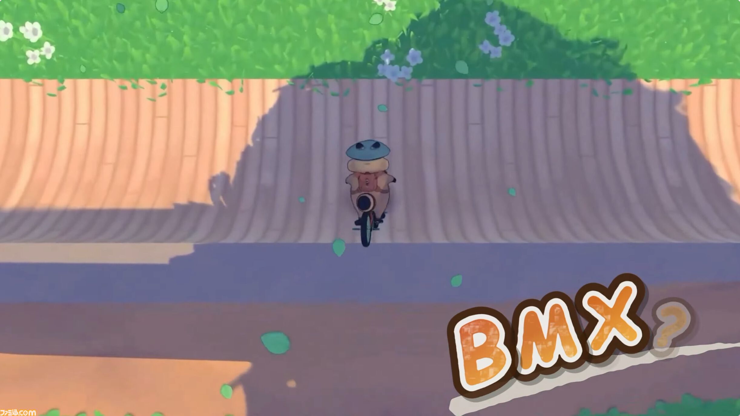 タヌキのポンがBMXでトリック決めつつ郵便配達『TANUKI: Pon's Summer - タヌキ：ポンの夏』が11月10日に配信決定。【インディーワールド】