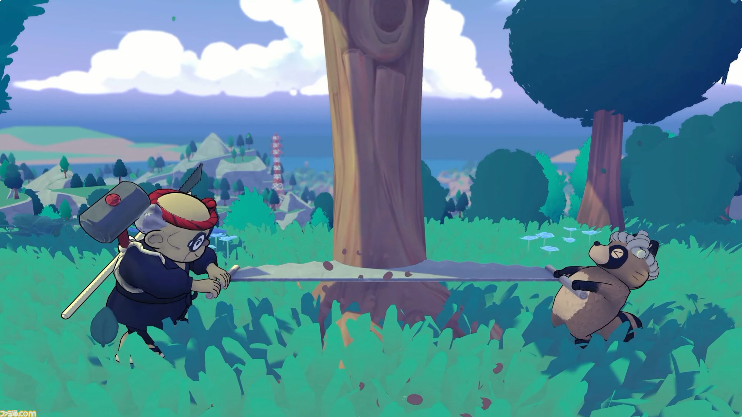 タヌキのポンがBMXでトリック決めつつ郵便配達『TANUKI: Pon's Summer - タヌキ：ポンの夏』が11月10日に配信決定。【インディーワールド】