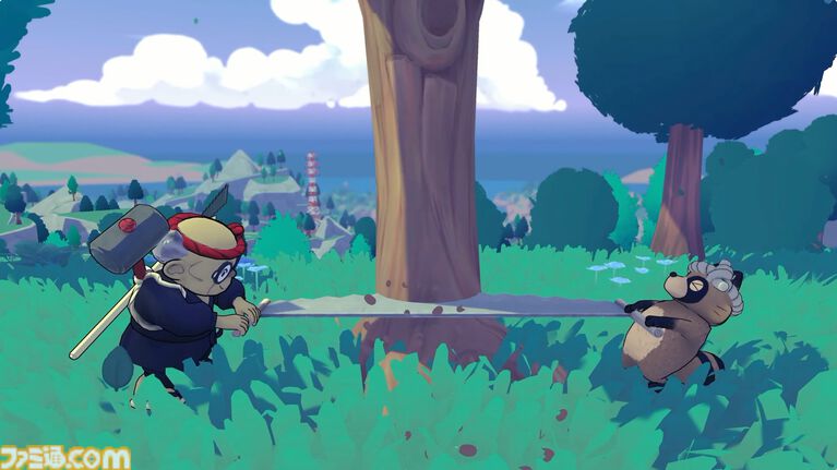 タヌキのポンがBMXでトリック決めつつ郵便配達『TANUKI: Pon's Summer - タヌキ：ポンの夏』が11月10日に配信決定。【インディーワールド】