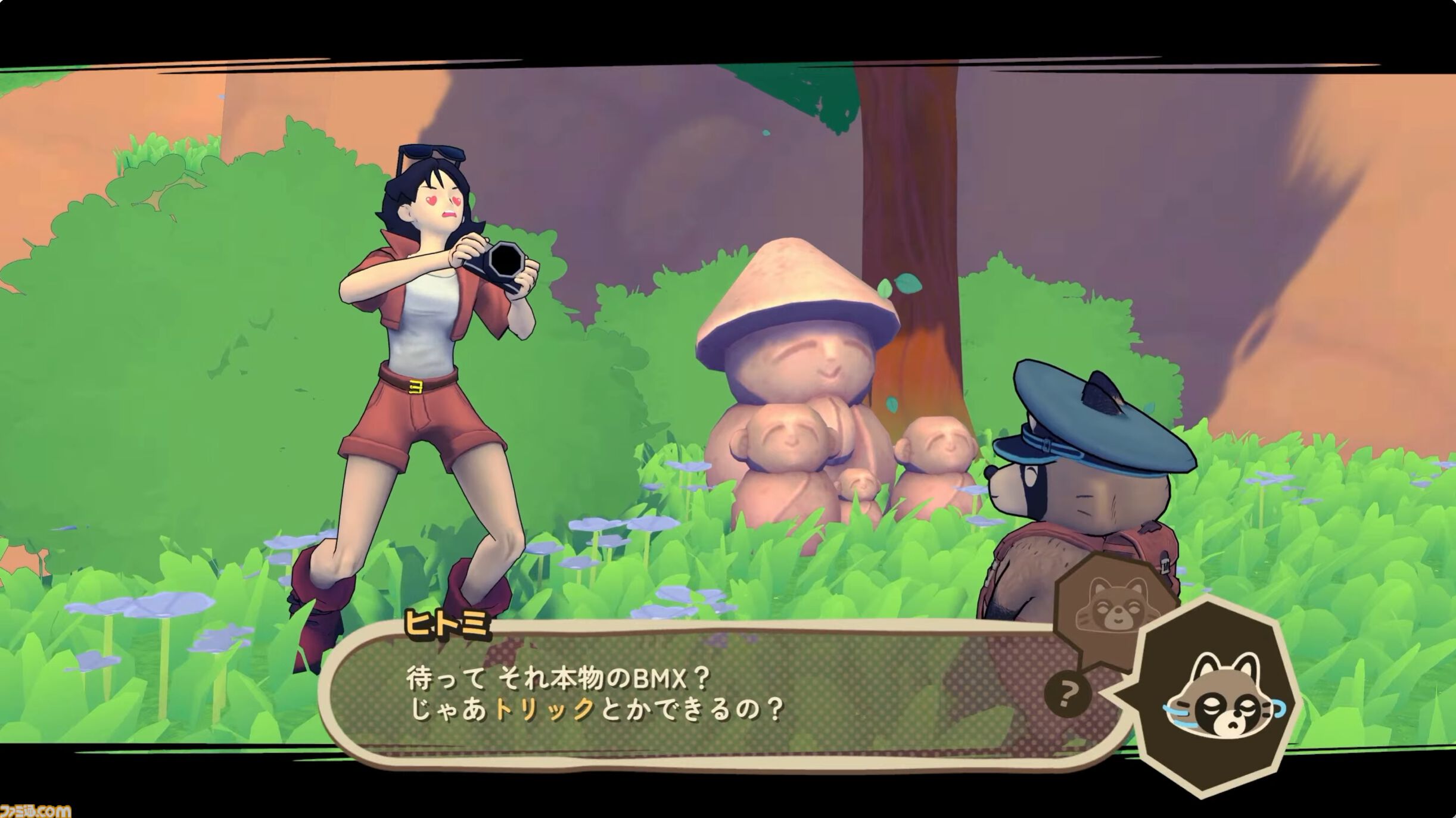 タヌキのポンがBMXでトリック決めつつ郵便配達『TANUKI: Pon's Summer - タヌキ：ポンの夏』が11月10日に配信決定。【インディーワールド】