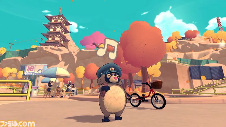 タヌキのポンがBMXでトリック決めつつ郵便配達『TANUKI: Pon's Summer - タヌキ：ポンの夏』が11月10日に配信決定。【インディーワールド】