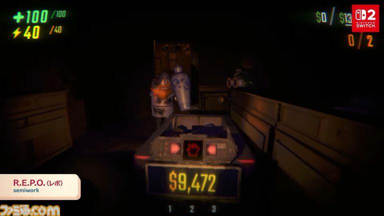 『R.E.P.O.』最大6人で遊べるサバイバルホラーアクションが2027年にSwitch2で配信。怪物から隠れながら廃墟を探索してお宝回収