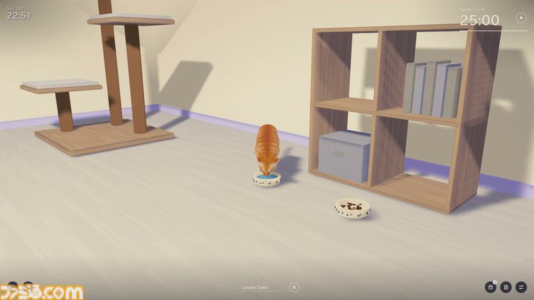 猫といっしょに仕事や勉強を。『Cozy Cat Room』11月17日発売。ポモドーロタイマーやToDoリスト搭載で集中して作業・休憩できる
