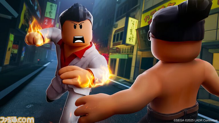 『龍が如く』公認Robloxゲーム『龍が如く ブロックス』が配信開始。ロブロックス上に再構築された神室町で、探索・バトル・ミニゲームが楽しめる