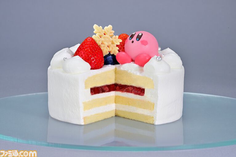 「カービィカフェ PETIT」初のホールケーキが11月11日に発売。チョコのカービィが“ちょこん”と乗った4号サイズのいちごケーキ