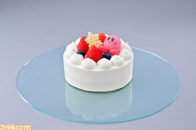 「カービィカフェ PETIT」初のホールケーキが11月11日に発売。チョコのカービィが“ちょこん”と乗った4号サイズのいちごケーキ