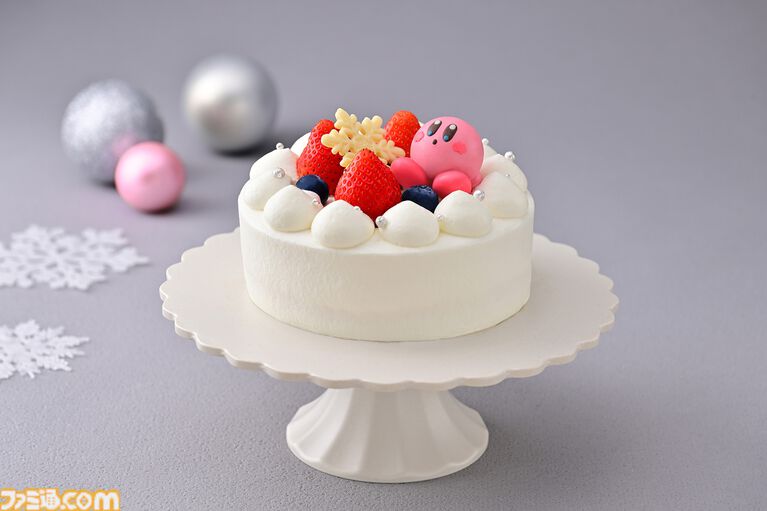 「カービィカフェ PETIT」初のホールケーキが11月11日に発売。チョコのカービィが“ちょこん”と乗った4号サイズのいちごケーキ