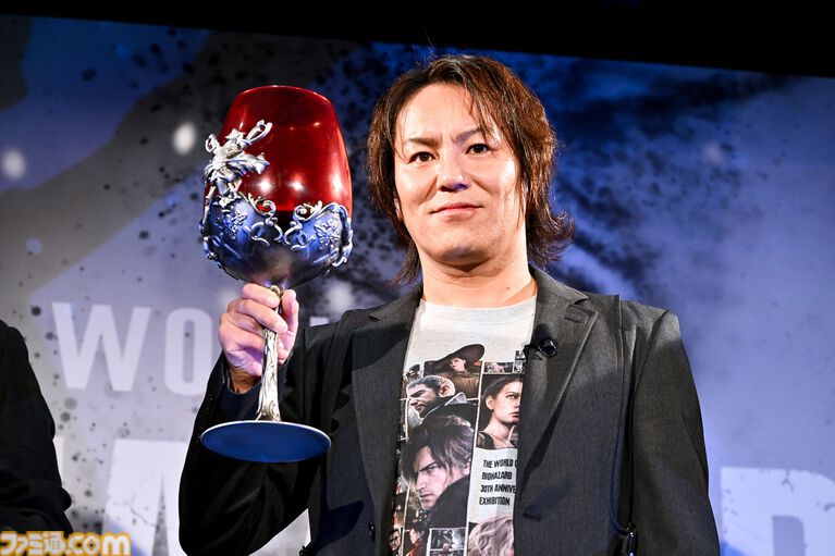 『バイオハザード』30周年展は本日(10/30)から開催。川田Pにシリーズの今後の展望も訊いた。ドミトレスク夫人座像や狩野英孝イチオシのレーザートラップなど見どころ満載。お土産は“振り向きゾンビ”で決まり!?