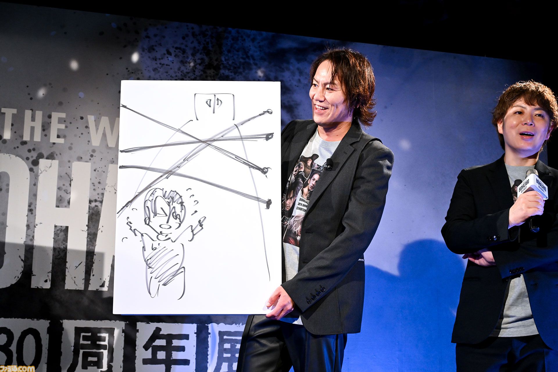 『バイオハザード』30周年展は本日（10/30）から開催。川田Pにシリーズの今後の展望も訊いた。ドミトレスク夫人座像や狩野英孝イチオシのレーザートラップなど見どころ満載。お土産は“振り向きゾンビ”で決まり!?