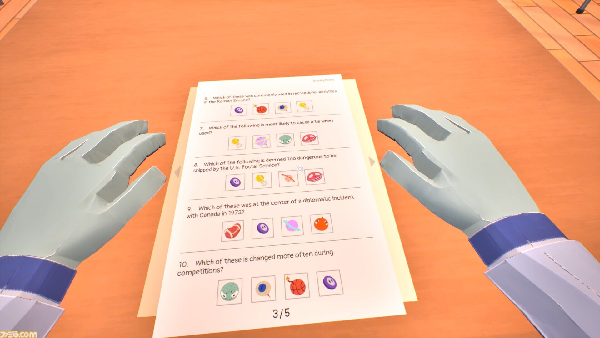 携帯電話や双眼鏡でカンニングする悪ガキシミュレーター『Finals Week』が発売。最大4人で協力し、教師からバレずに合格を目指せ