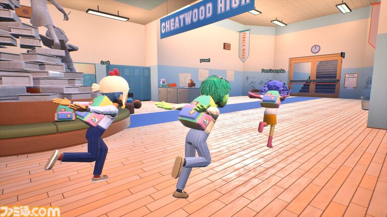 携帯電話や双眼鏡でカンニングする悪ガキシミュレーター『Finals Week』が発売。最大4人で協力し、教師からバレずに合格を目指せ